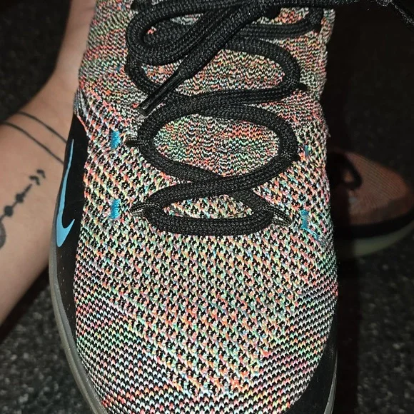 Mens Nike Zoom  KD 11 Multi Color FlyKnit Style Basketball Shoes Size 10 - Picture 9 of 16